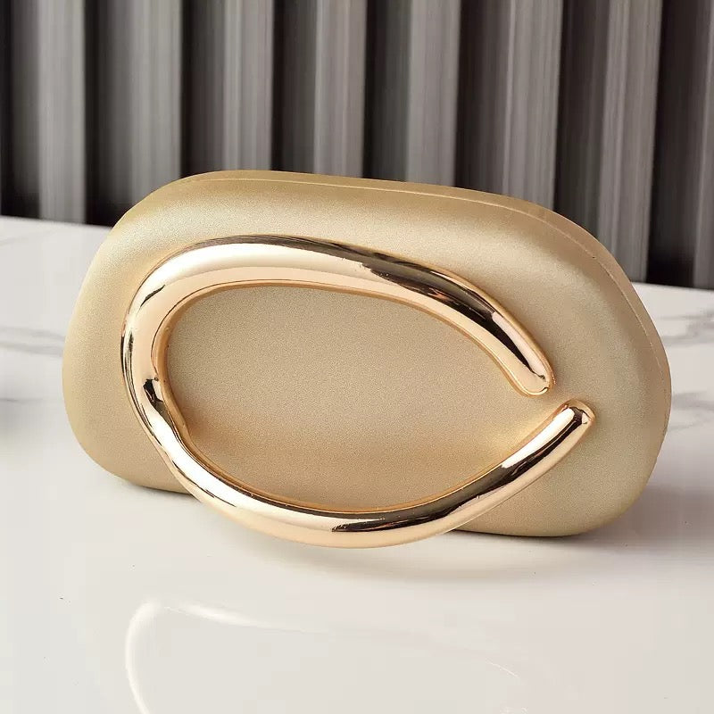 Gold Luxe Clutch Bag