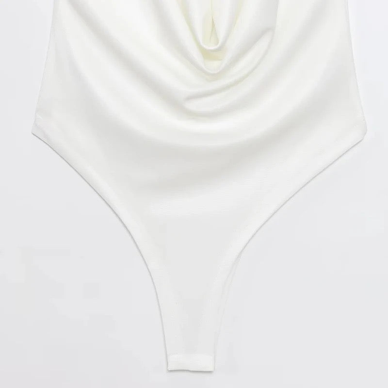 Liora Halter Ring Bodysuit Top