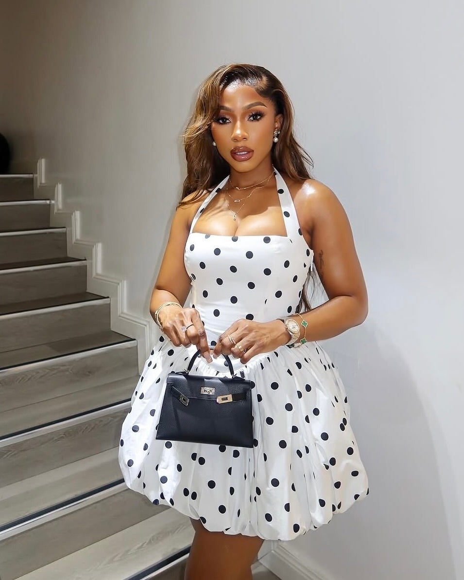 Vivienne Polka Dot Mini Dress