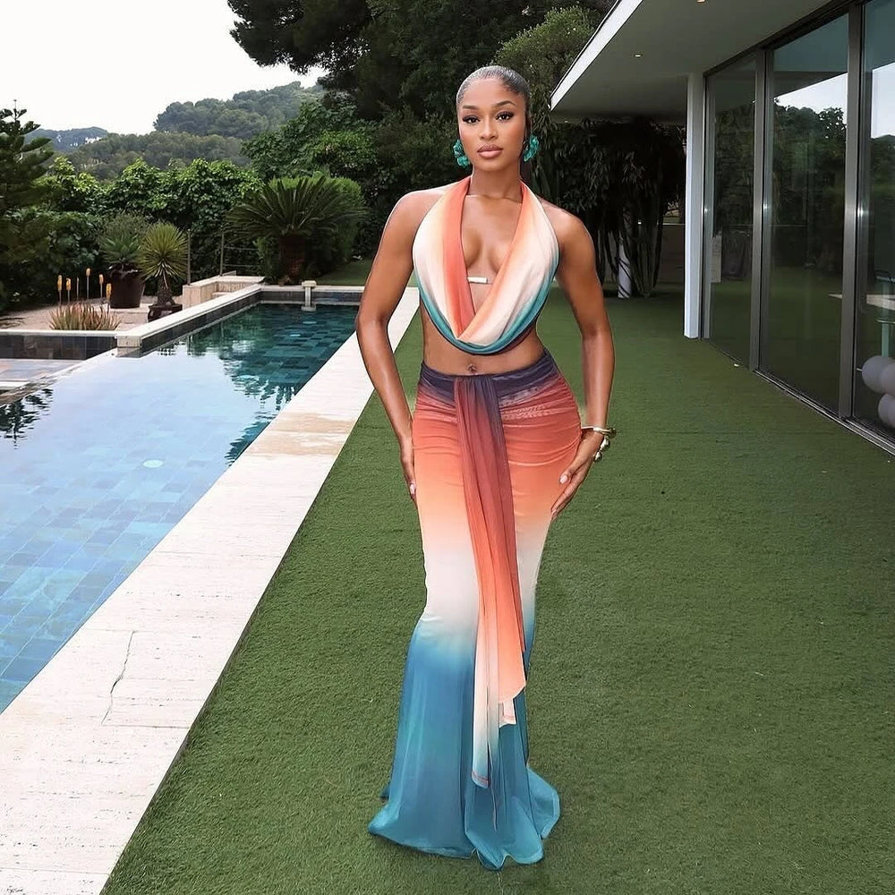 Sunset Slay Dress
