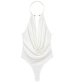 Liora Halter Ring Bodysuit Top
