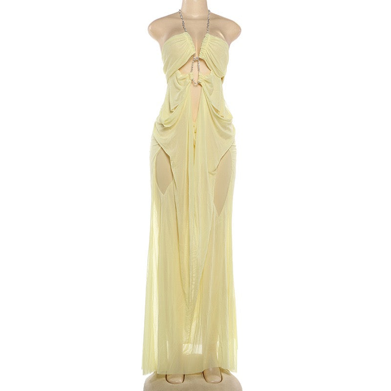Aurora Drape Maxi Dress