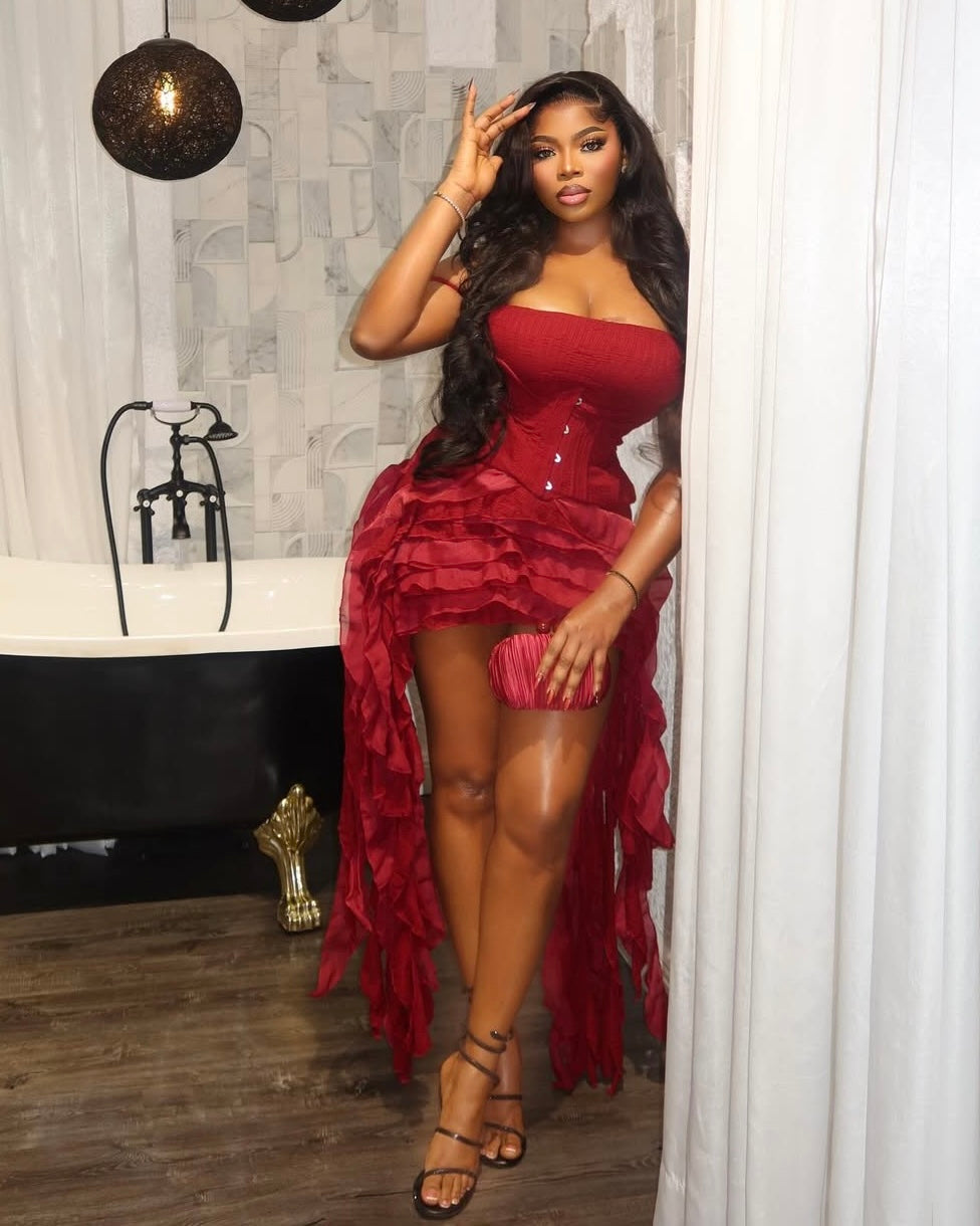 Ruffle Corset Dress