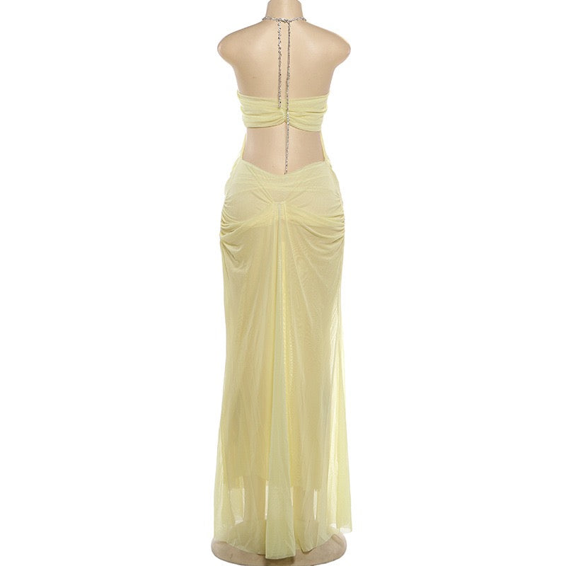 Aurora Drape Maxi Dress