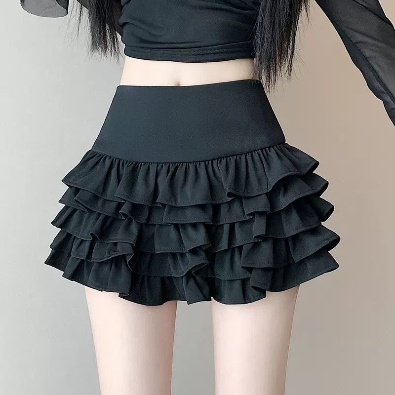 Bella Ruffle Mini Skirt