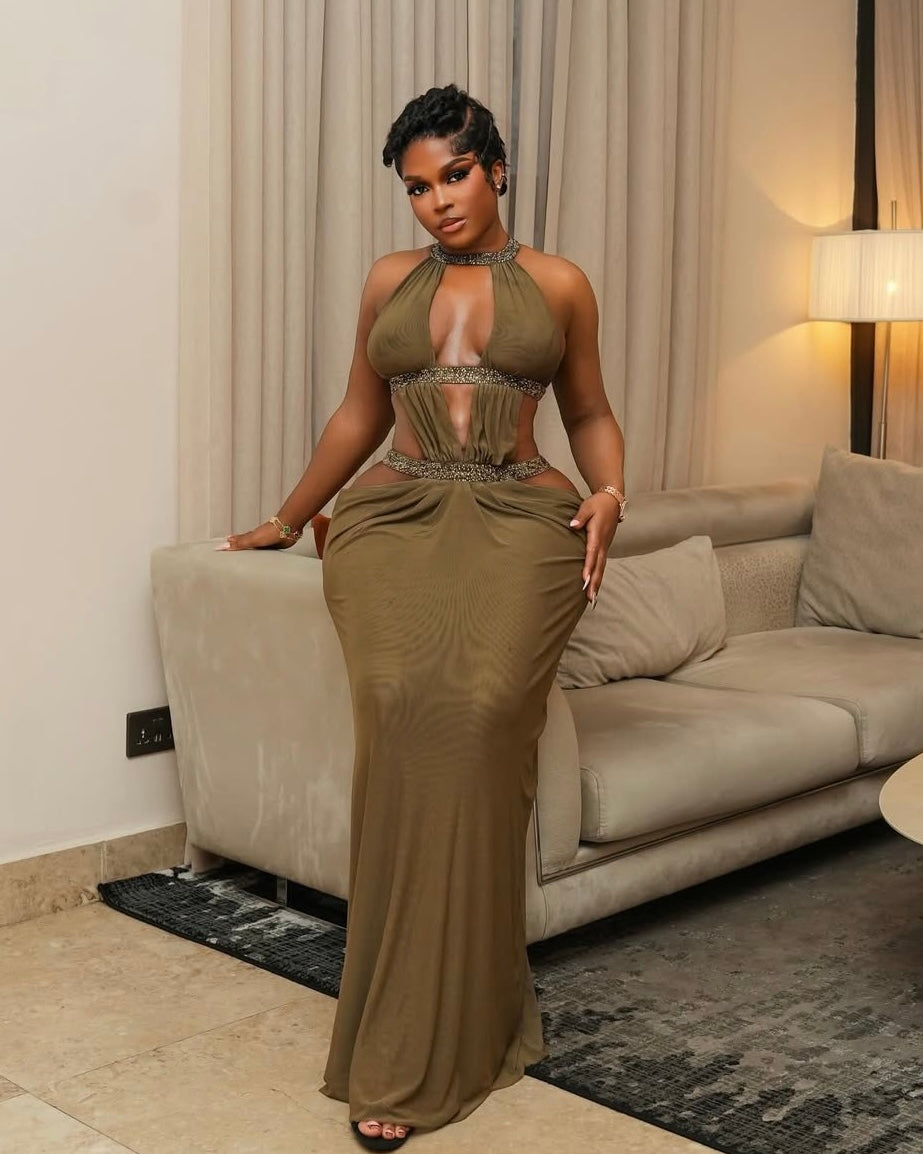 Amara Cut-Out Maxi Dres