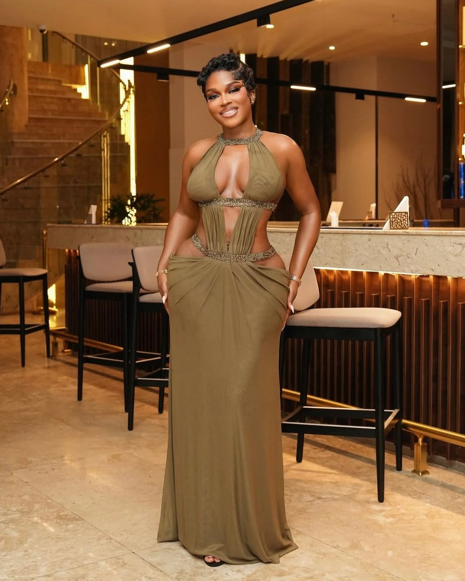 Amara Cut-Out Maxi Dres