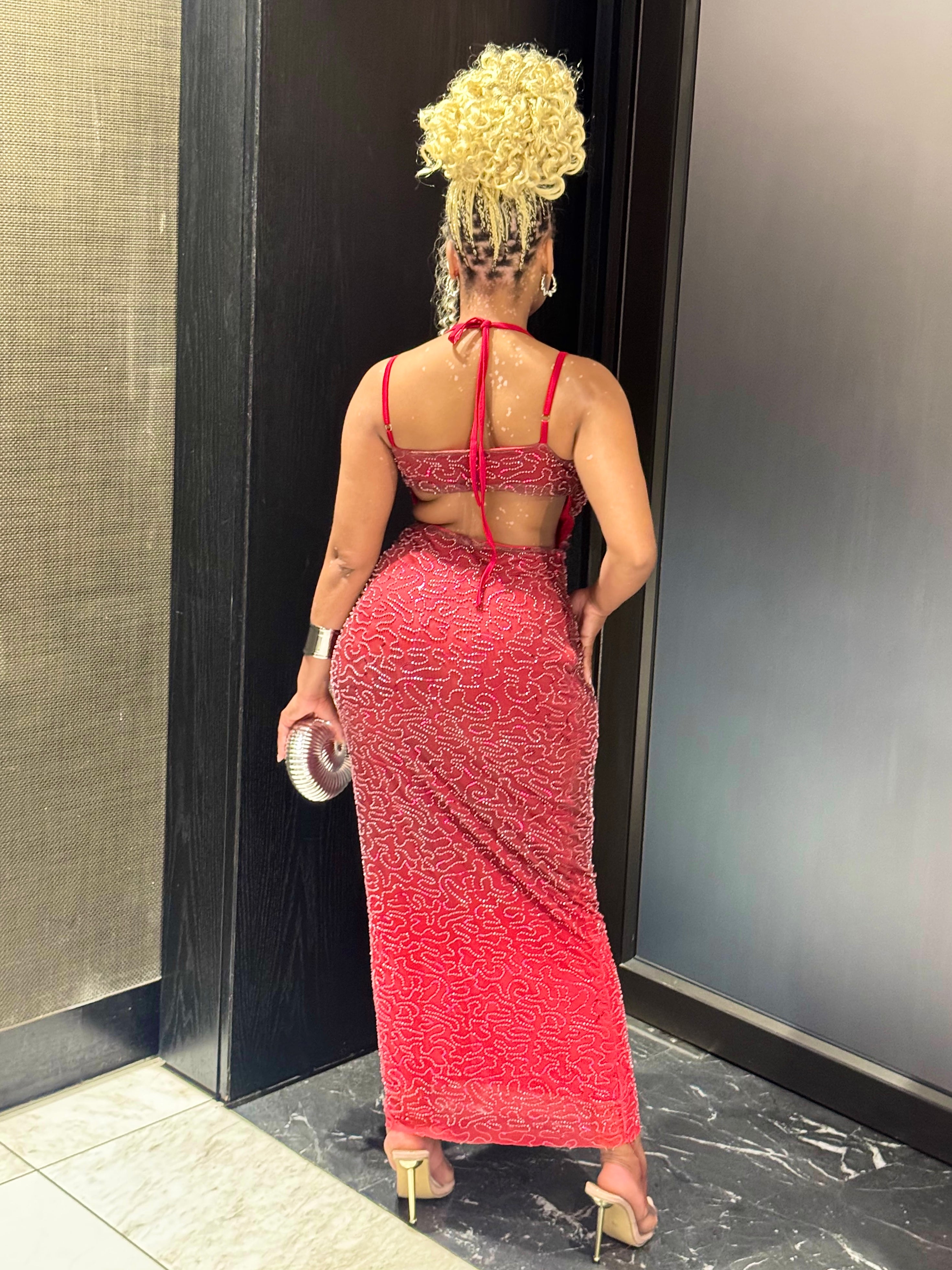 Merlot Glow Midi