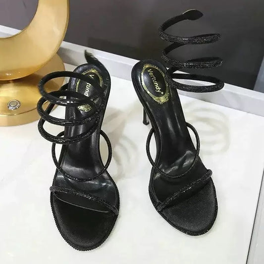 Spiral Stiletto Heels