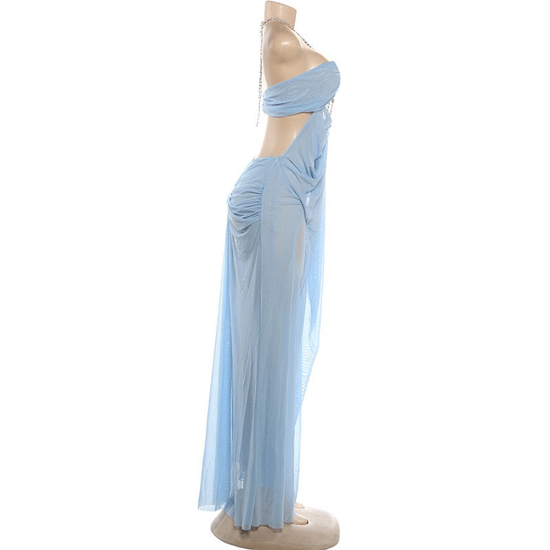 Celeste Drape Maxi Dress