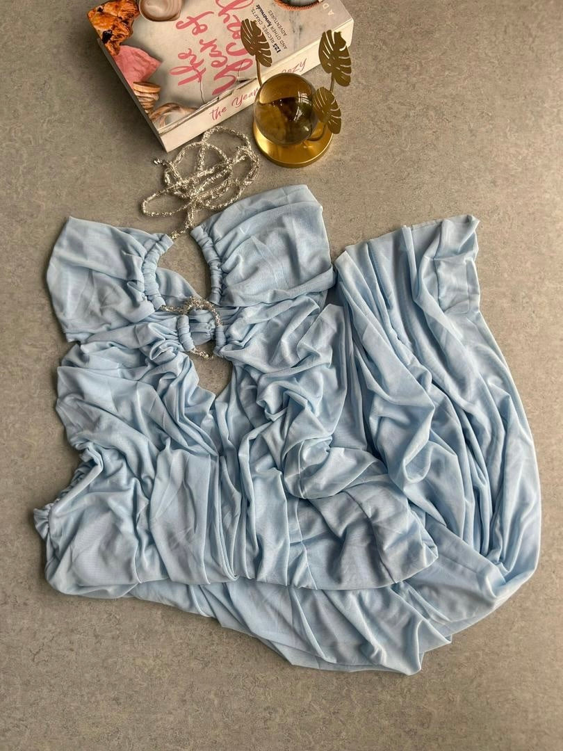 Celeste Drape Maxi Dress
