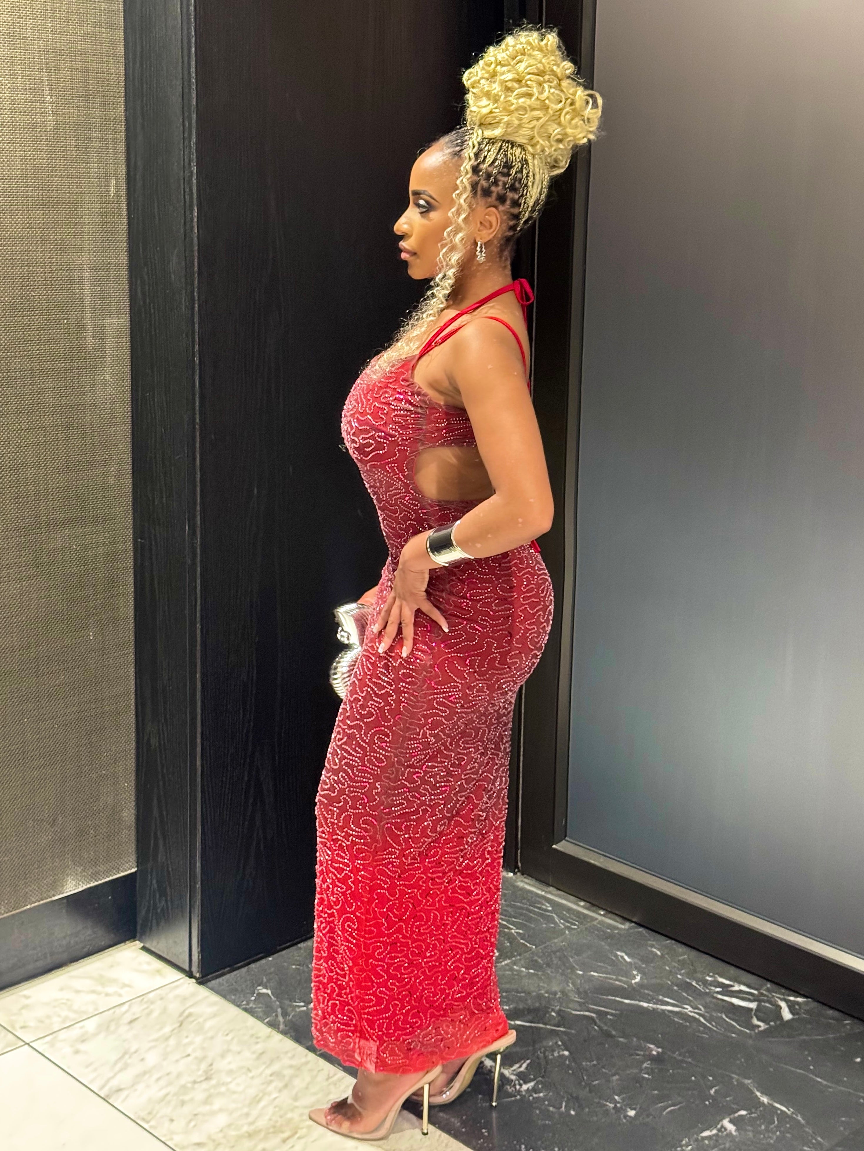 Merlot Glow Midi