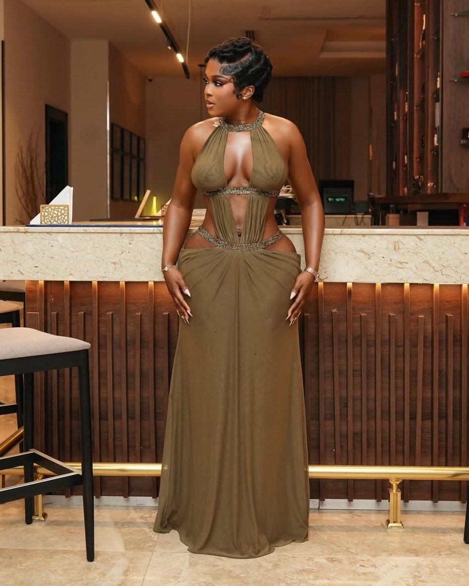 Amara Cut-Out Maxi Dres