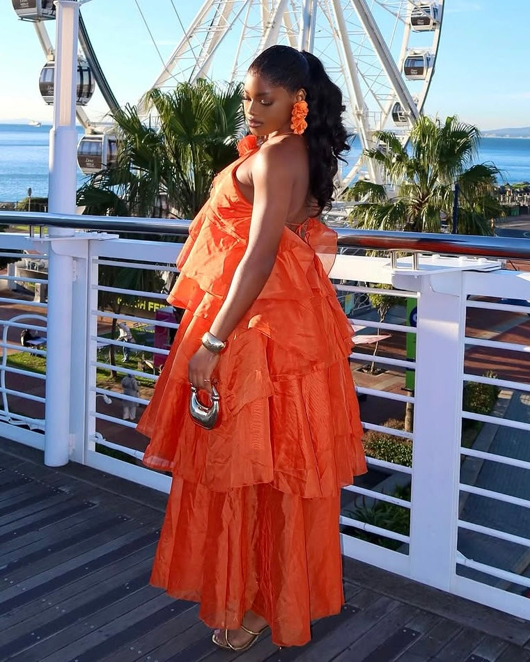 Valencia Ruffle Gown