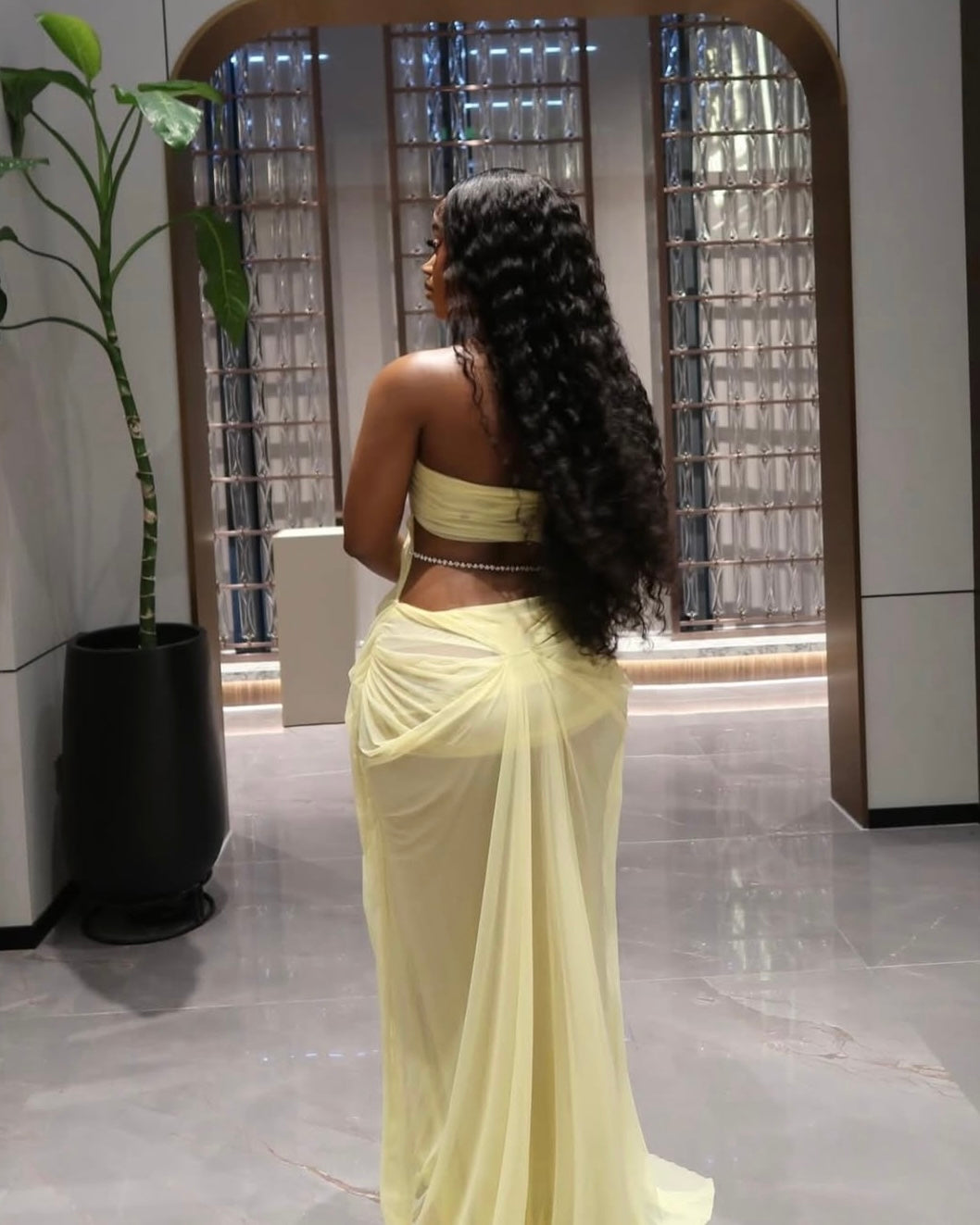 Aurora Drape Maxi Dress