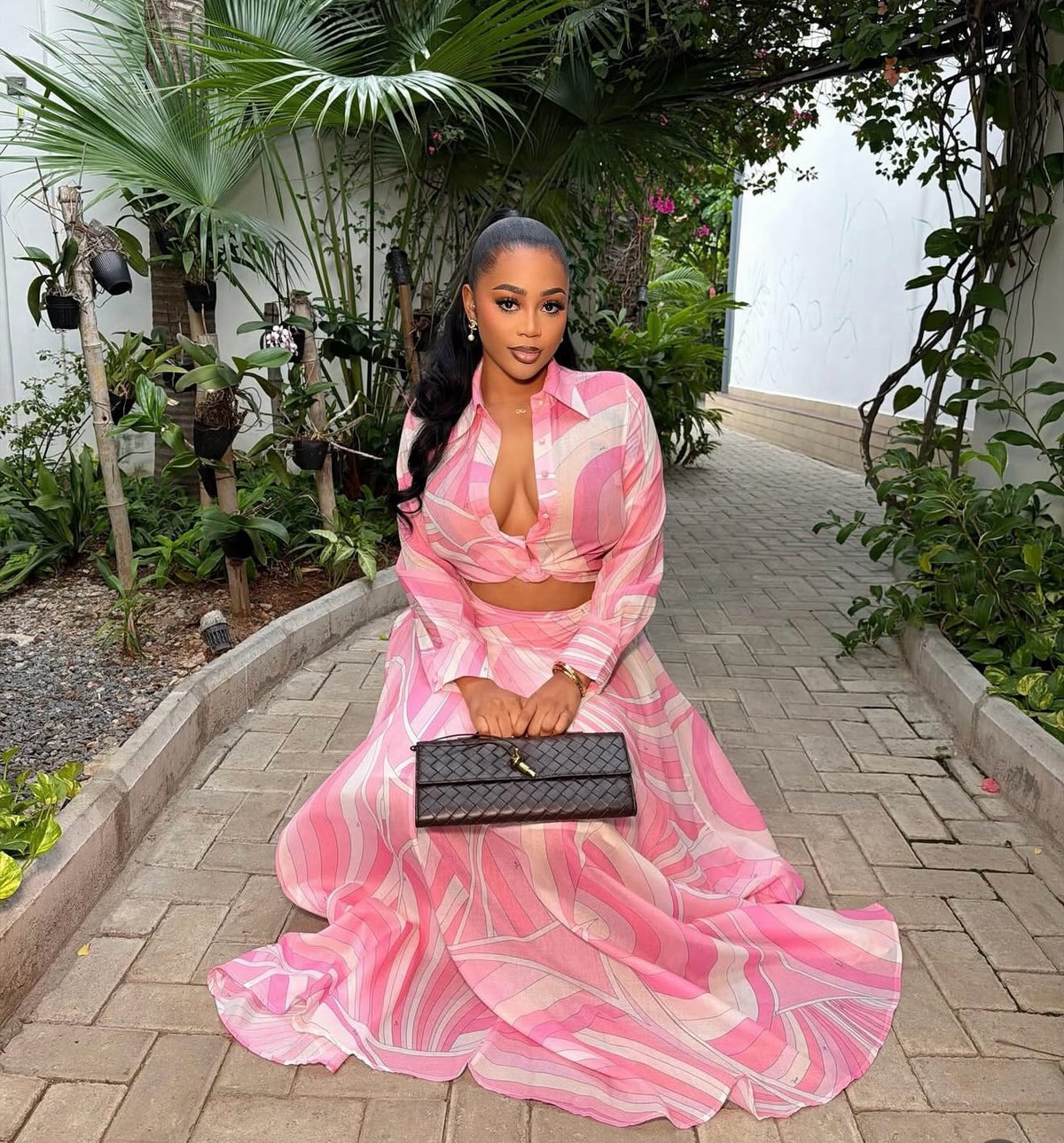 Sienna Pink Two-Piece Set