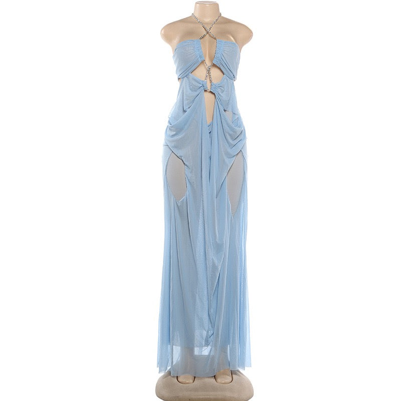 Celeste Drape Maxi Dress
