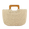 Soléa Woven Top-Handle Bag