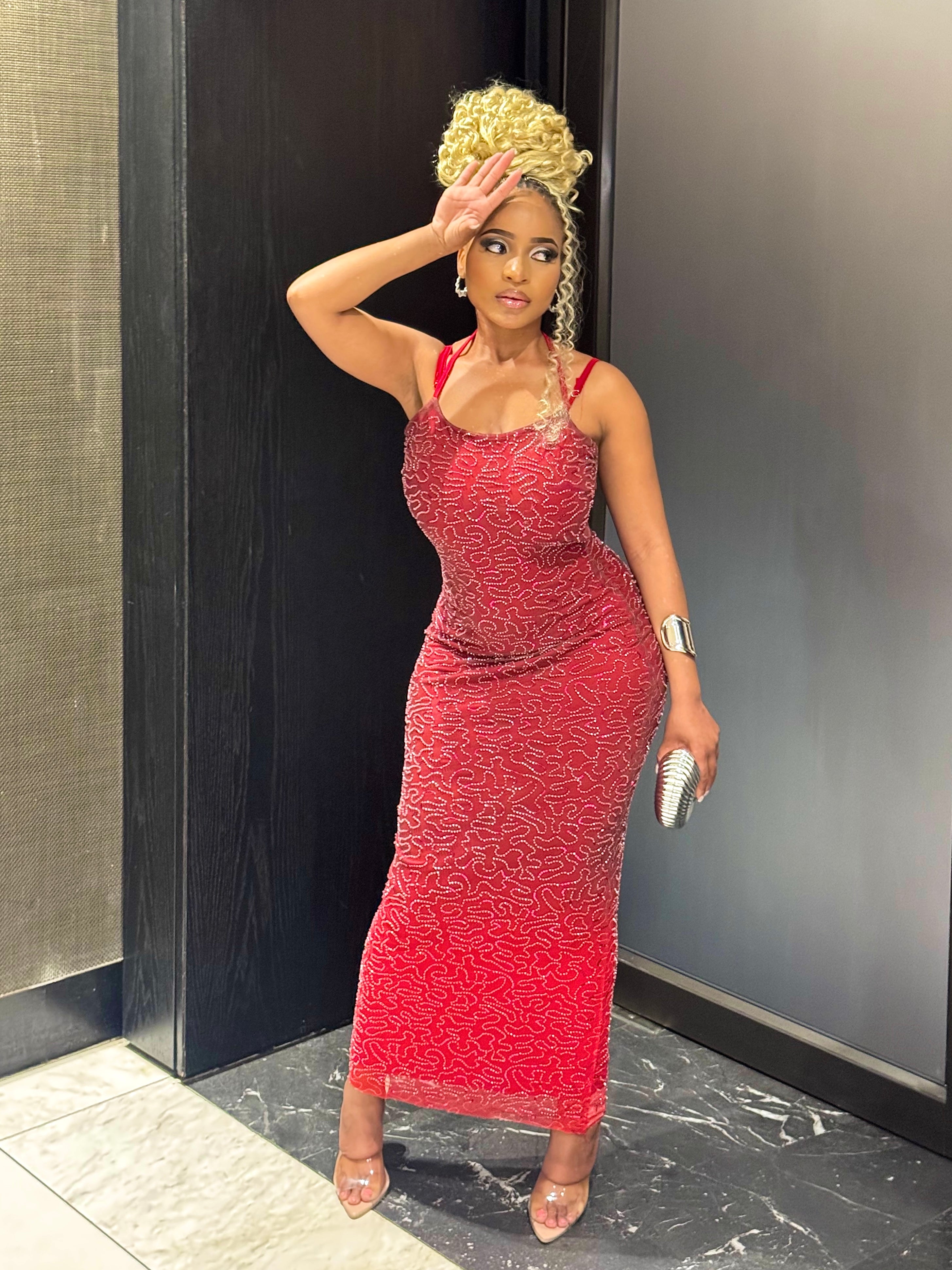 Merlot Glow Midi