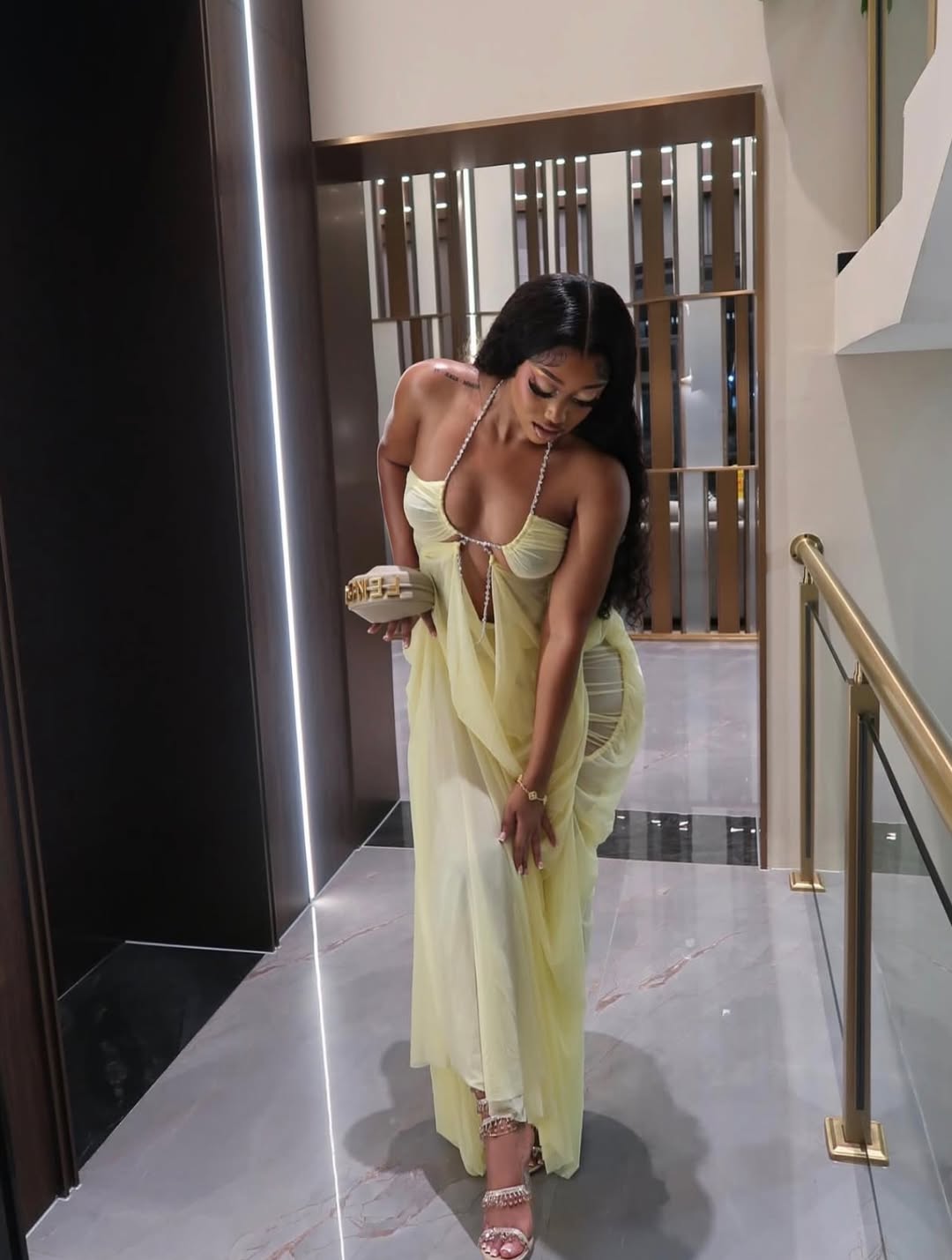 Aurora Drape Maxi Dress