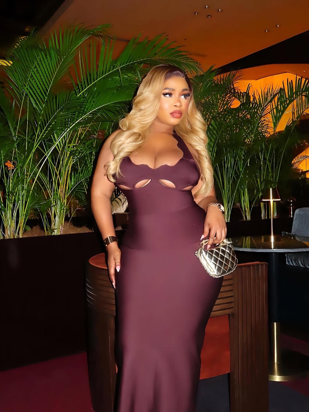 Mocha Allure Maxi Dress