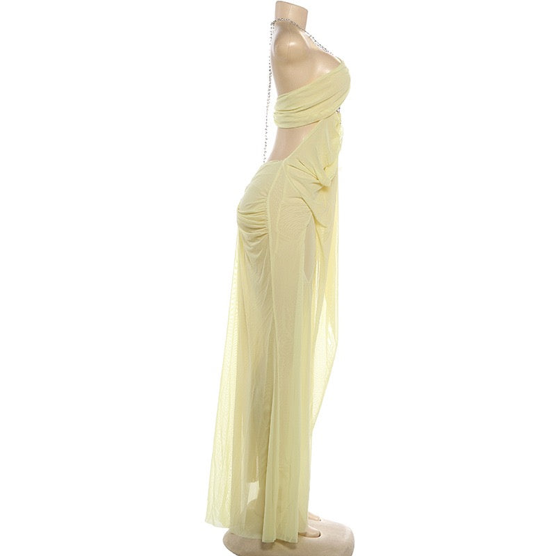 Aurora Drape Maxi Dress