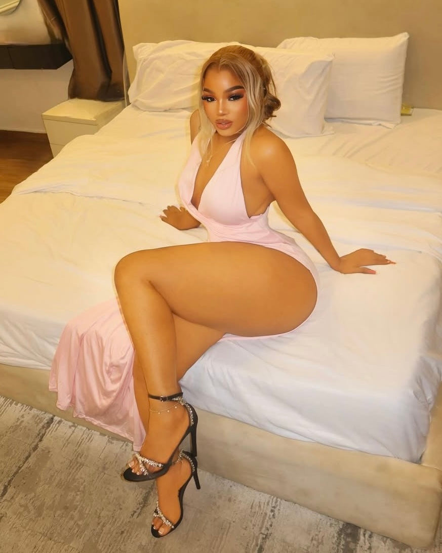 Pink Obsession Halter Gown