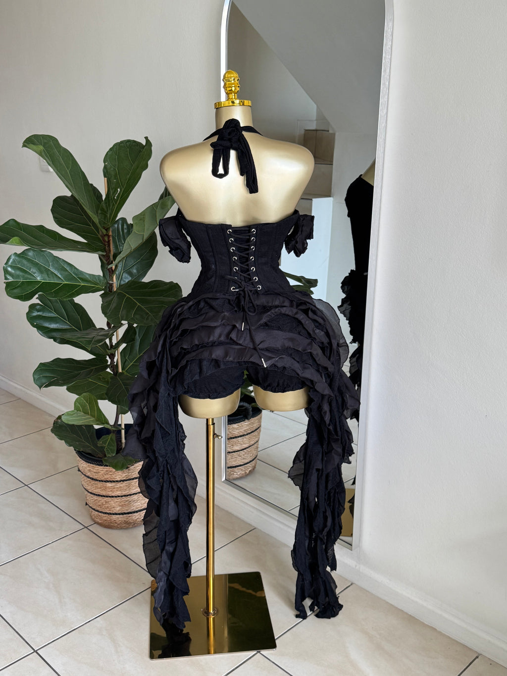 gothic corset set