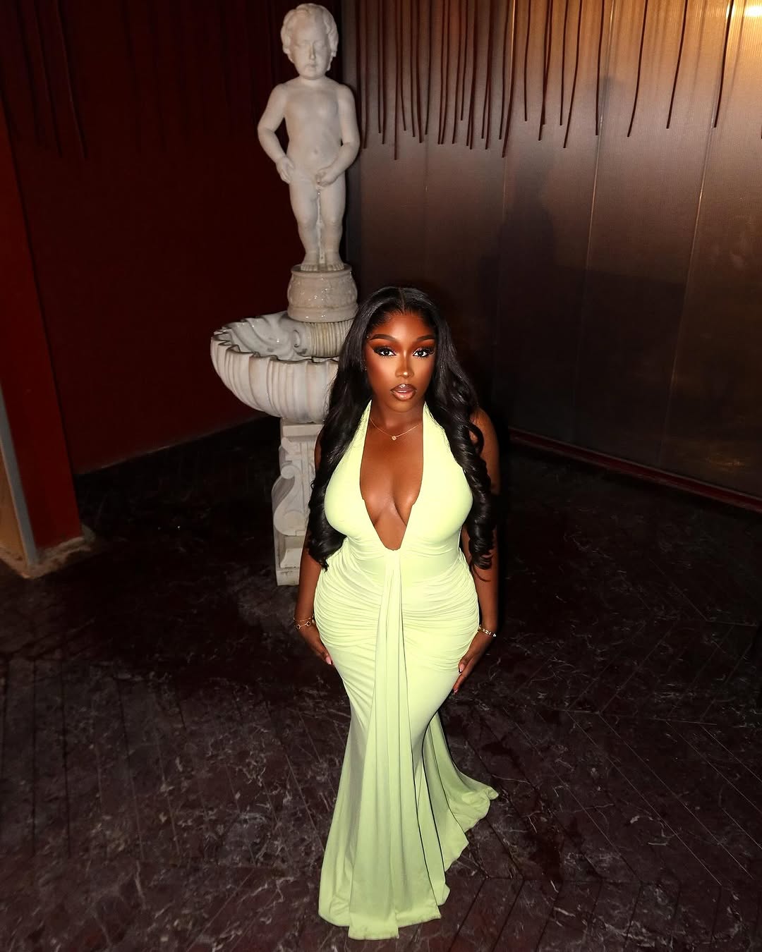 Lemon Glow Maxi Dress