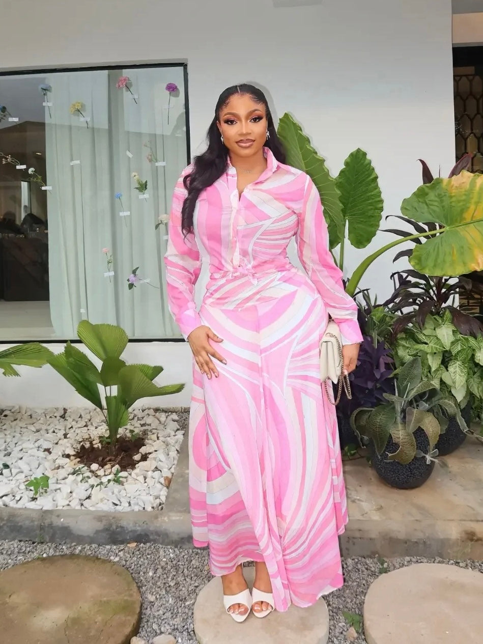 Sienna Pink Two-Piece Set