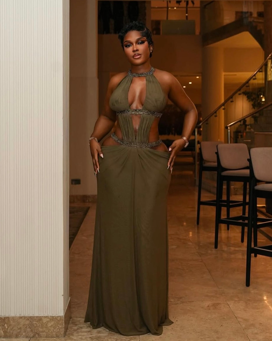 Amara Cut-Out Maxi Dres