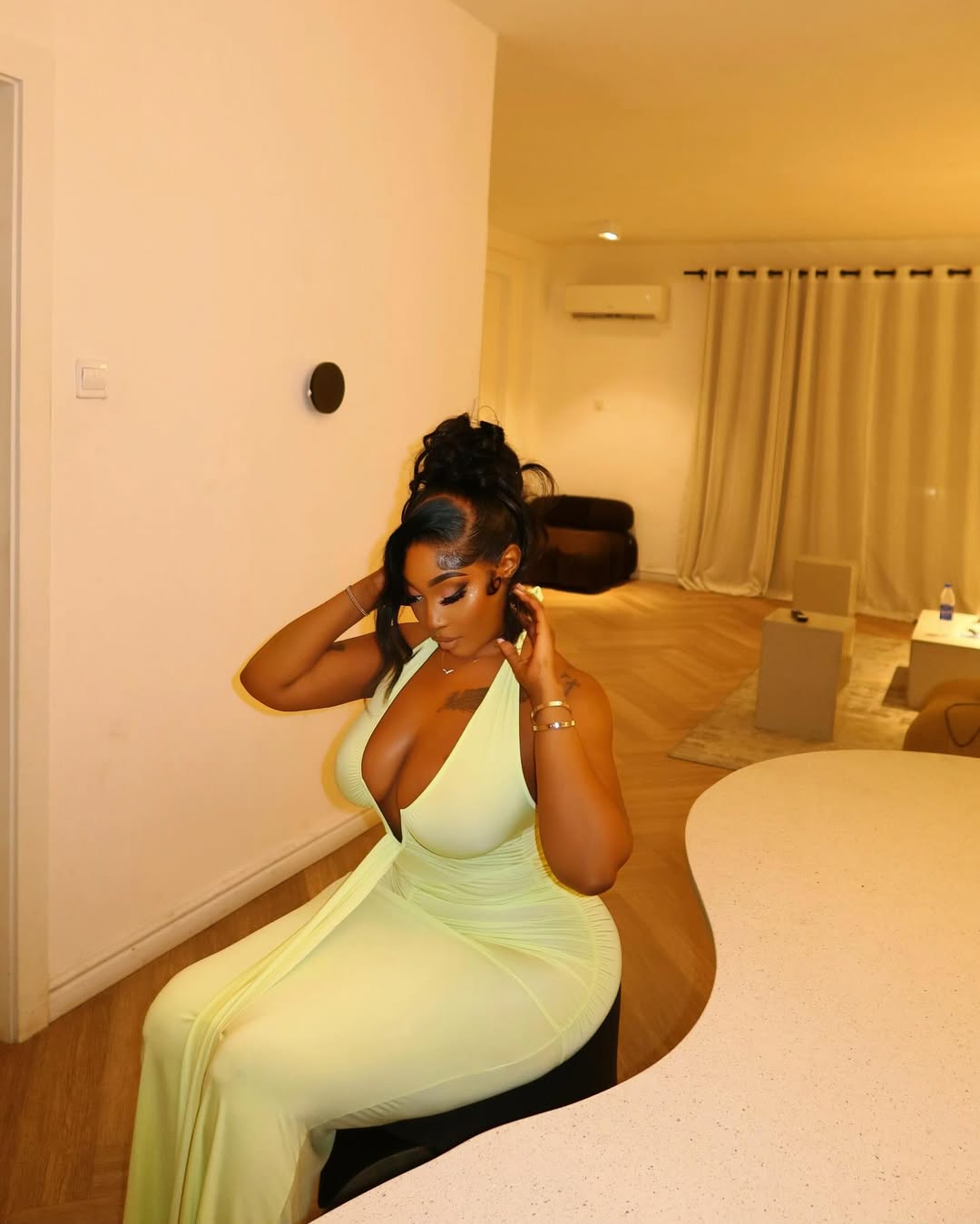 Lemon Glow Maxi Dress