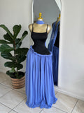 Lilac Contrast Maxi Dress