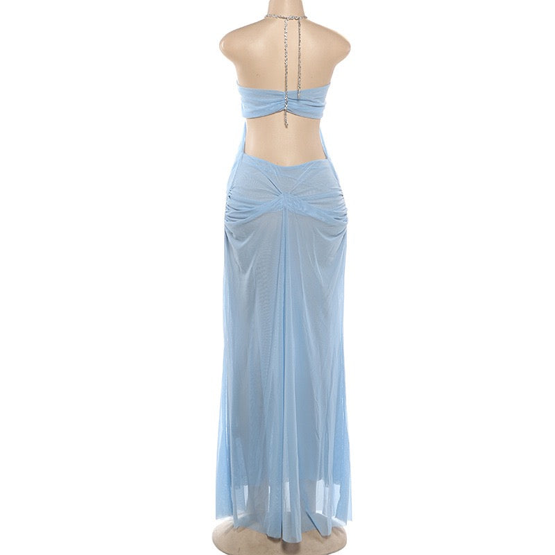 Celeste Drape Maxi Dress