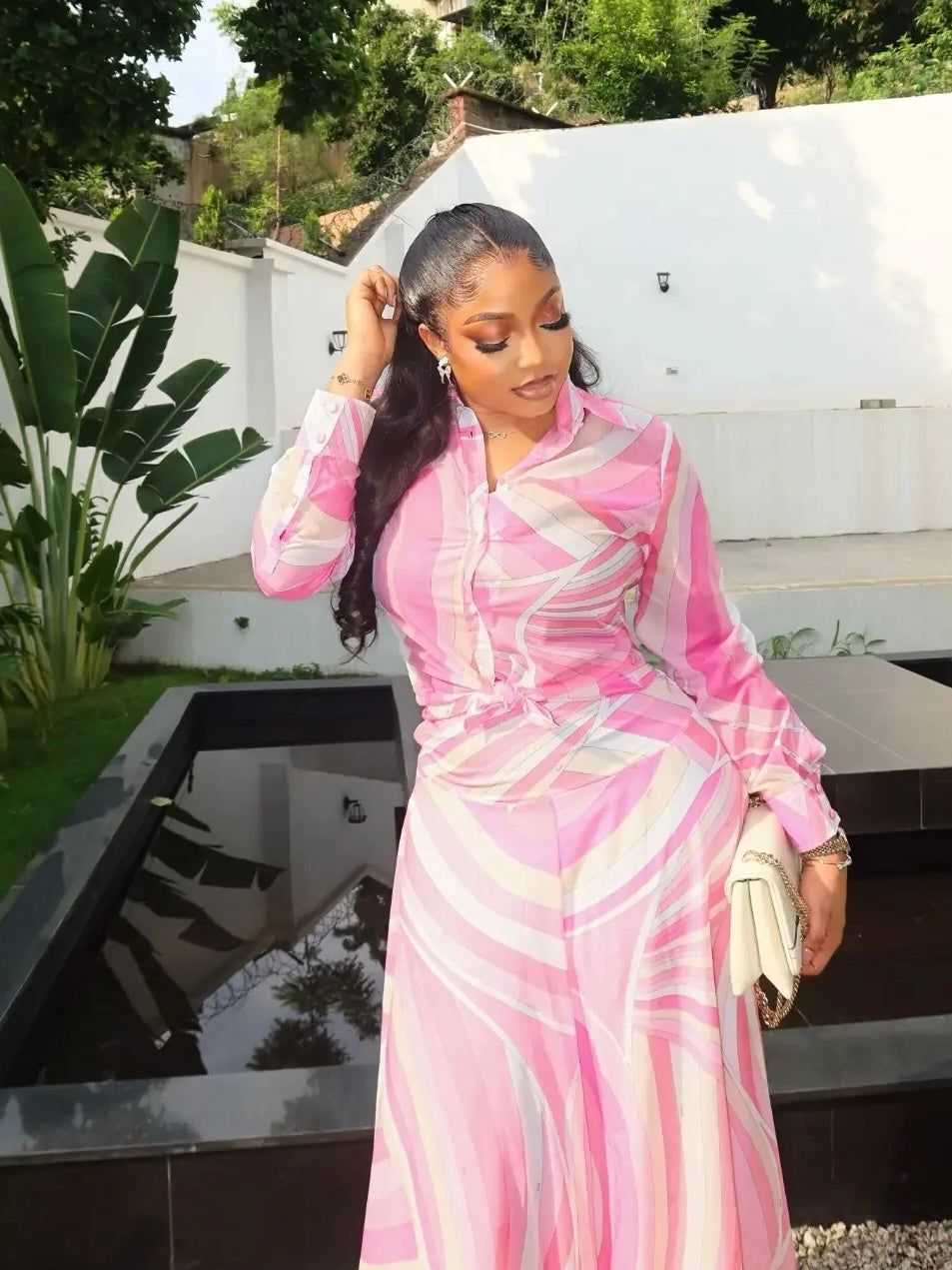 Sienna Pink Two-Piece Set