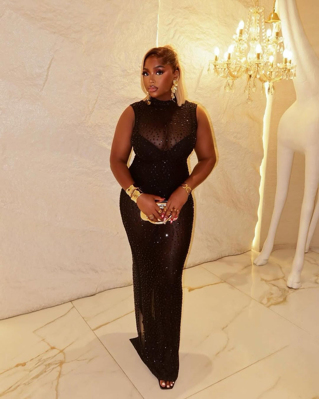 Noir Luxe Gown