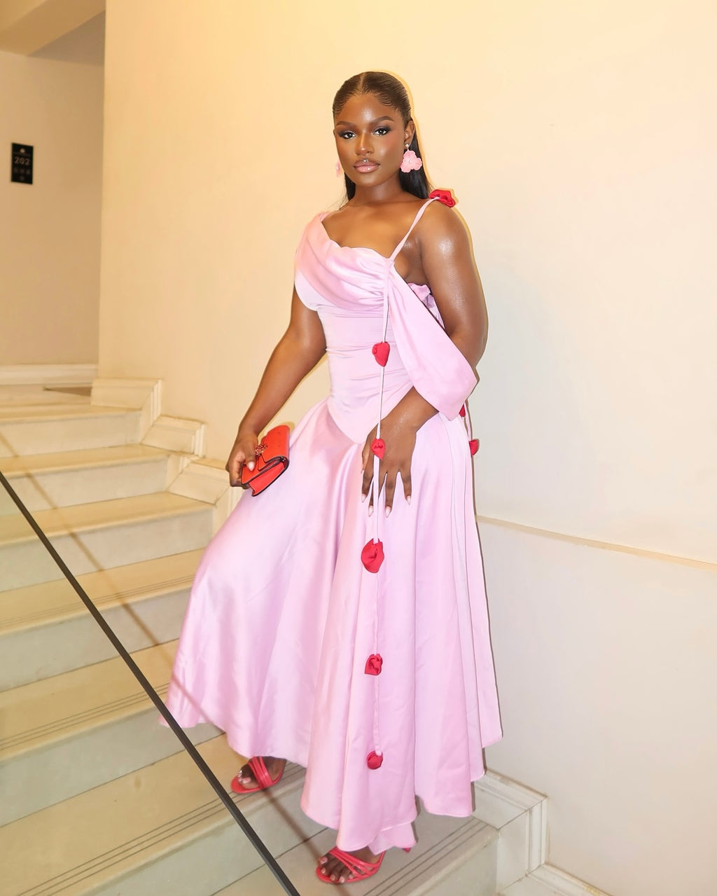 Rosalie Pink Maxi Dress