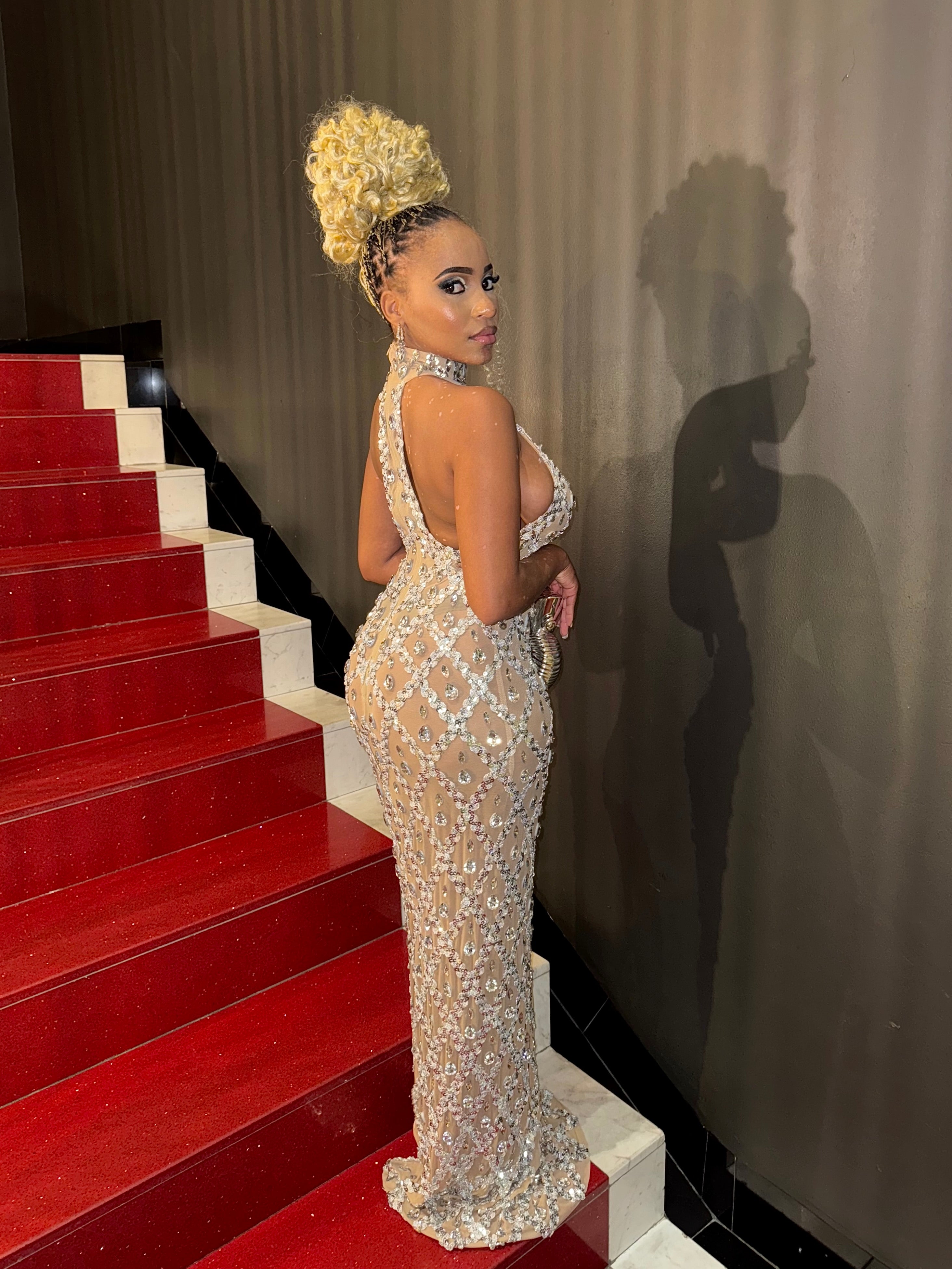 Rhinestone Crystal Maxi
Dress