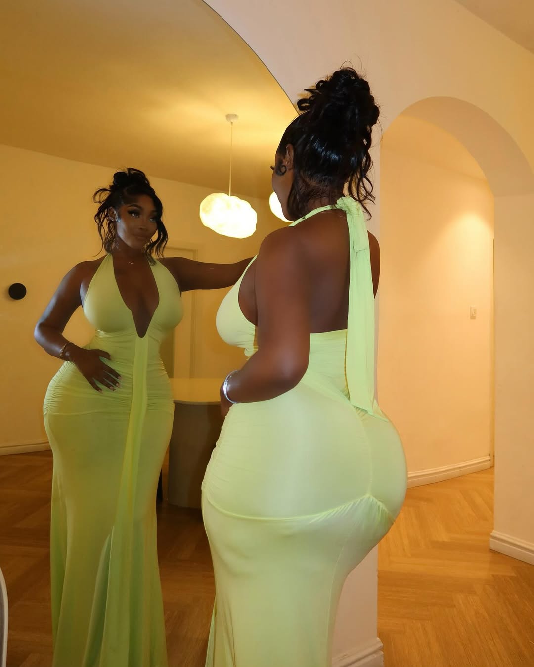 Lemon Glow Maxi Dress