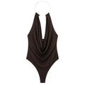 Nyla Gold Ring Bodysuit Top