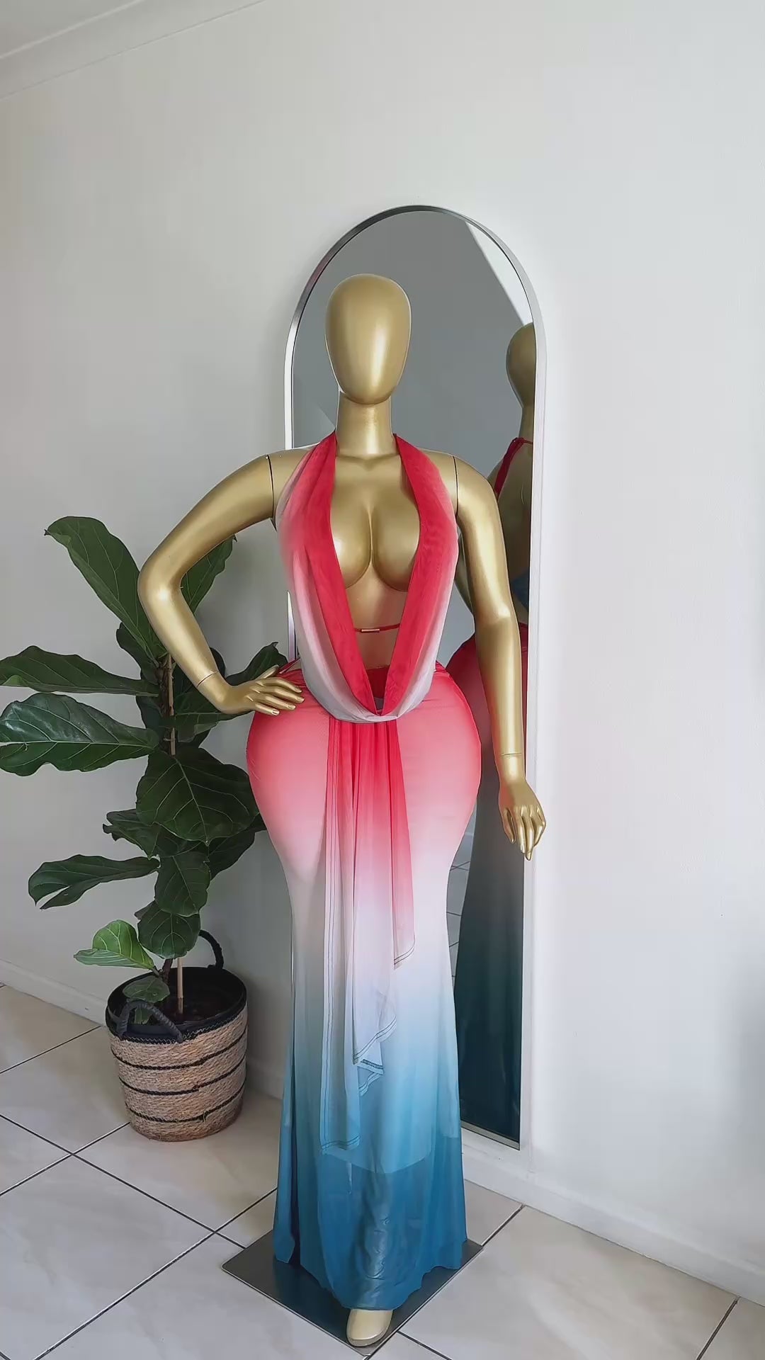 Sunset Slay Dress